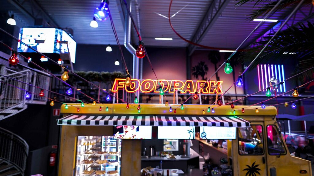 food park mat i Barkarby, Stockholm
