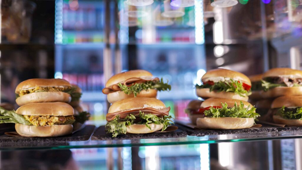 Food Park bagels på JumpYard Barkarby