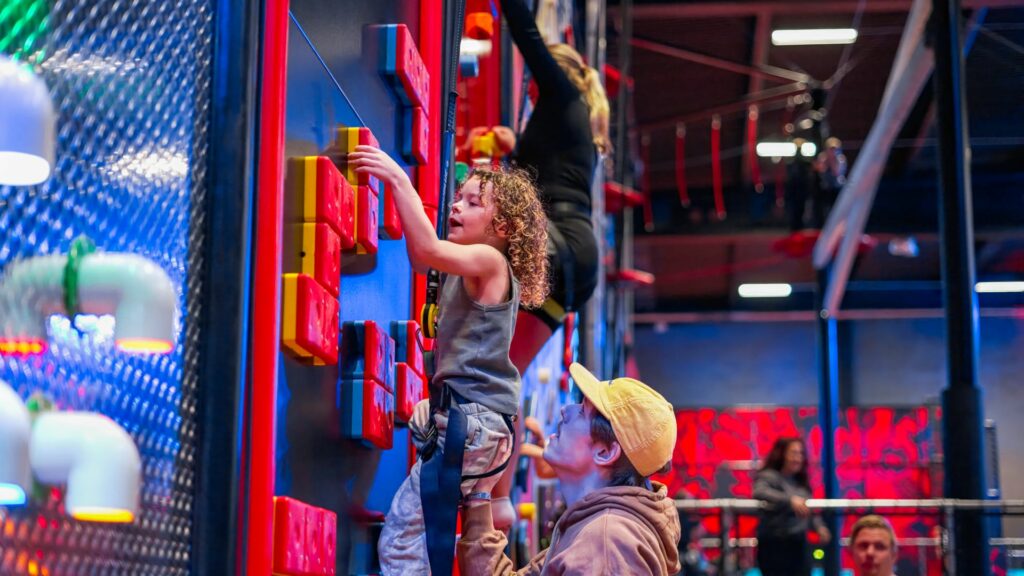 klättring på JumpYard företagsevent